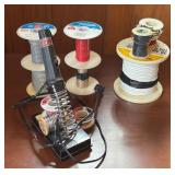 Assorted Electrical Wire, Soldering Iron