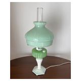 Aladdin Jadeite Oil Lamp w/ Original Shade