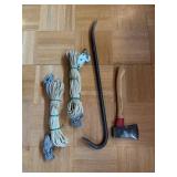 Large HD Crowbar + Small Hatchet