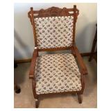Eastlake Armchair Converted Rocker