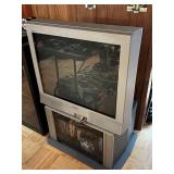 Sony Trinitron Television on Stand