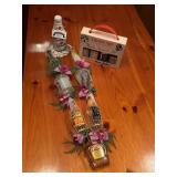 Miniature Souvenir Liquor Bottles + Shot Glasses