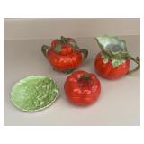 Collection of Vintage Royal Bayreuth Tomato