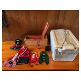 Bar Collectibles, Cooler, Wicker Bottle Carrier