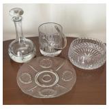 Krosno Heavy Glass Decanter + Stopper