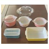Assorted Vintage Pyrex Service/Storage Pieces