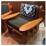 Vintage Cushman Paddle Arm Chair