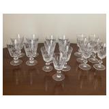 Crystal Cross and Olive Stemware
