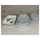 Stack of Casserole and Serving Dishes