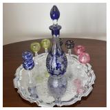 Nachtmann Traube Crystal Wine Decanter & Cups