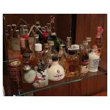 Assorted Miniature Souvenir Liquor Bottles