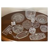 Group of Cut Glass Service Pieces