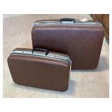 Pair of Diplomat Jetliner Hard Shell Suitcases