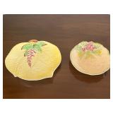 Two Painted Ceramic Display Bowls