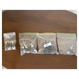 Assorted Antique Ceramic + Metal Casters