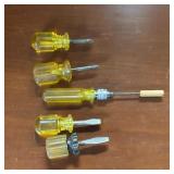 Stubby Screwdrivers + Awl