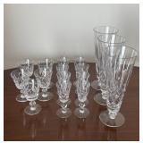 Crystal Cross and Olive Stemware