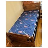 Roxton Twin Bed + Mattress and Boxspring