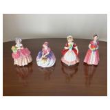 Four Small Royal Doulton Figurines