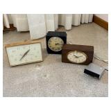 Trio of General Electric MCM Clocks