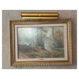 Tayler-Ireland Framed Print + Light