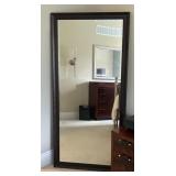Full Length Black Framed Mirror w/ Stand