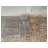 Assorted Plastic Drawer Organizer Items