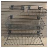 StoreWall Solutions Angled Baskets/Shelves