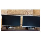 Pair of HP  24" Monitors