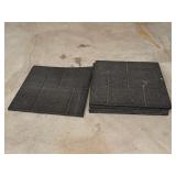 Recycled Rubber Square Garden Tiles