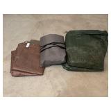 Pair of Small Plastic Tarps