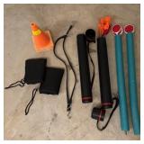 Small Construction Cones + Survey Flags