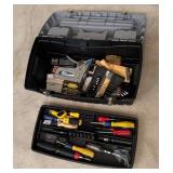 Plastic Toolbox with Contents