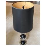 Modern Black & Chrome Lamp