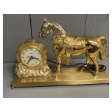 Mid-Century United Self Starting Horse Clock