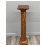 Composite Wood Grain Painted Pedestal