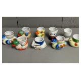 Whimsical China Animal Egg Cups