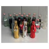Assorted Vintage Coca Cola Bottle Collection