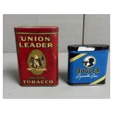 Union Leader & Bugler Smoking Tobacco Tins