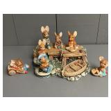 Pendelfin Fishing + Food Figurines