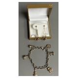 Tiffany Sterling Silver 925 Charm Bracelet