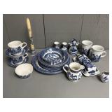 Collection of Blue + White Delft China