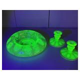 Anchor Hocking Princess Pattern UG Candy Dish