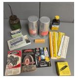 Water Test Kits, Vintage Oil Can, Concrete Slides