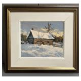 "Log Cabin at Coboconk Ontario" W.F. Griffiths