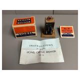 Lionel No. 91 Circuit Breaker in Box