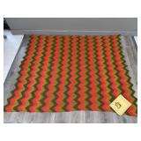 Multi Colour Crochet Blanket