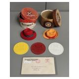 Biltmore Coasters, Salesman Sample Felt Hats