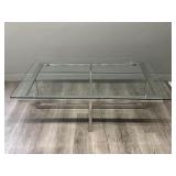 Chrome & Glass Coffee Table