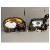 Two Resin 4" x 6" Photo Frames